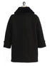 Girls Red Single Breasted Faux Fur Collar Winter Coat 2-16 - SophiasStyle.com